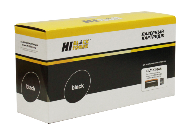Тонер-картридж Hi-Black (HB-CLT-K404S) для Samsung Xpress C430W/ С480W/ FN/ FW, чёрный (1500 стр.)