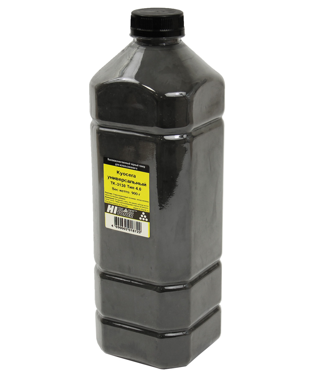 Тонер универсальный Hi-Black (TK-3130) для Kyocera ECOSYS M3550/ FS-4200DN, Тип 4.0, чёрный (900 гр.)