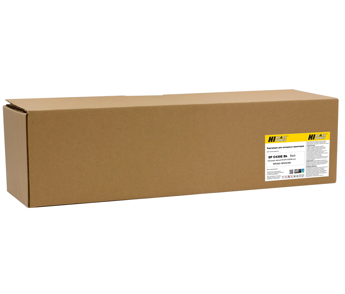 Тонер-картридж Hi-Black (HB-SP-C430E K) для Ricoh Aficio SP-C430DN/ C431DN/ C440DN, чёрный (24000 стр.)