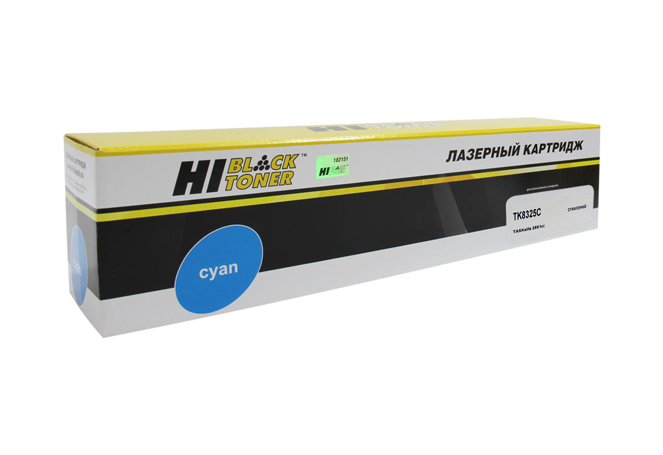 Тонер-картридж Hi-Black (HB-TK-8325C) для Kyocera TASKalfa 2551ci, голубой (12000 стр.)