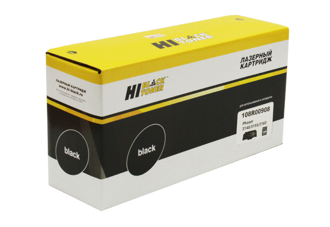Картридж лазерный Hi-Black (HB-108R00908) для Xerox Phaser 3140/ 3155/ 3160, чёрный (1500 стр.)