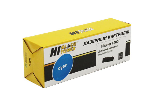 Тонер-картридж Hi-Black (HB-106R01601) для Xerox Phaser 6500/ WorkCentre 6505, голубой (2500 стр.)