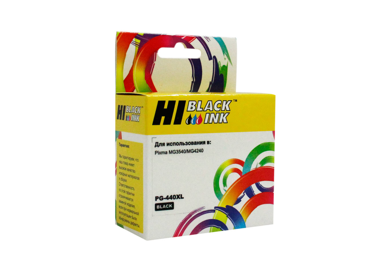 Картридж Hi-Black (HB-PG-440XLBK) для Canon PIXMA MG2140/ MG3140, чёрный