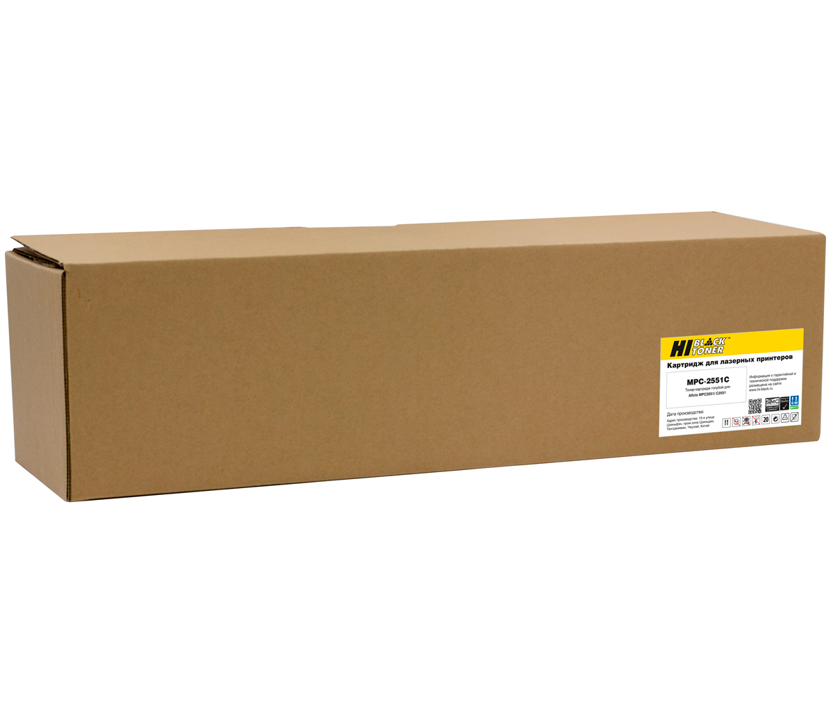 Тонер-картридж Hi-Black (HB-MP-C2551C) для Ricoh Aficio MP C2051/ C2551, голубой (9500 стр.)