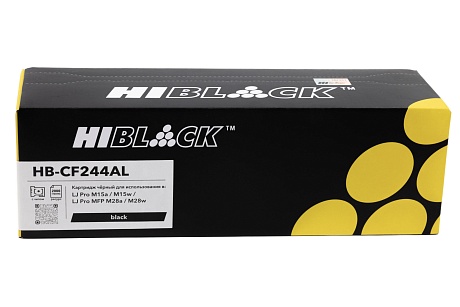 Тонер-картридж Hi-Black (HB-CF244AL) для HP LJ Pro M15/ M15a/ Pro MFP M28a/ M28w, чёрный (2000 стр.)