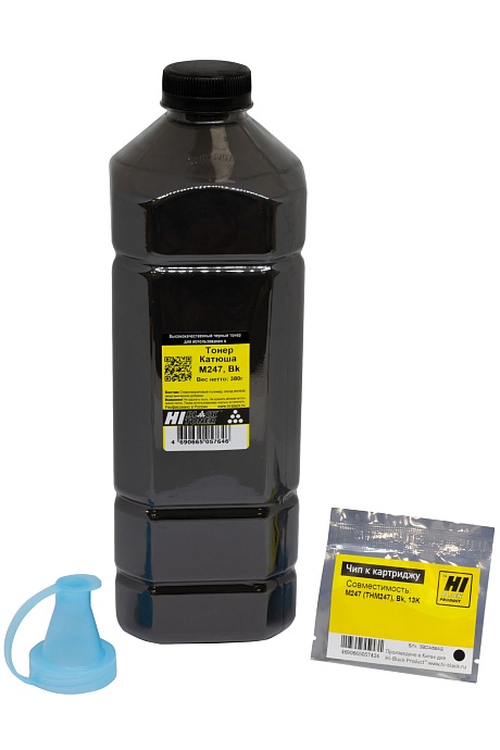 Заправочный комплект Hi-Black для Катюша M247 (THM247) с чипом, 380 гр.