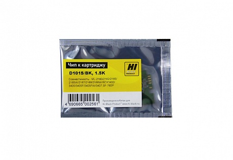 Чип Hi-Black картриджа (MLT-D101S) для Samsung ML-2160/ 2165/ SCX-3400, чёрный (1500 стр.)