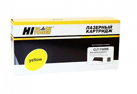 Тонер-картридж Hi-Black (HB-CLT-Y409S) для Samsung CLP-310/ 315/ CLX-3170fn/ 3175, жёлтый (1000 стр.)
