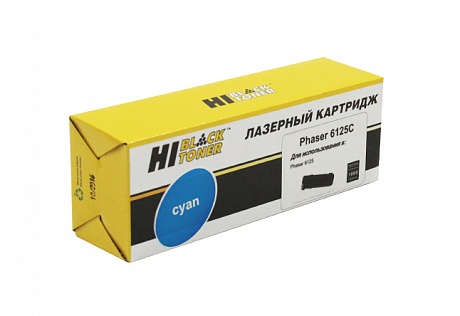 Тонер-картридж Hi-Black (HB-106R01335/ 106R01331) для Xerox Phaser 6125, голубой (1000 стр.)