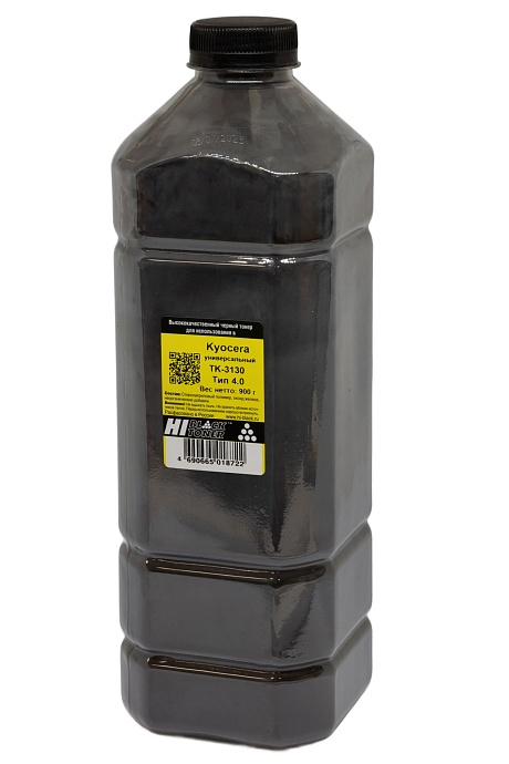 Тонер универсальный Hi-Black (TK-3130) для Kyocera ECOSYS M3550/ FS-4200DN, Тип 4.0, чёрный (900 гр.)