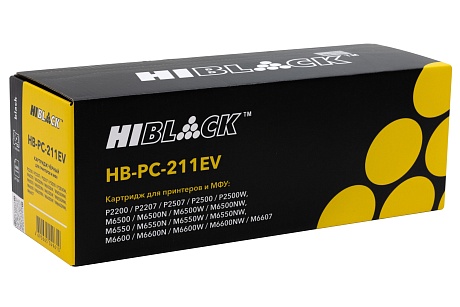 Картридж Hi-Black (HB-PC-211EV) для Pantum P2200/ P2207/ P2500/ M6500/ M6550 (211P), чёрный (1600 стр.)