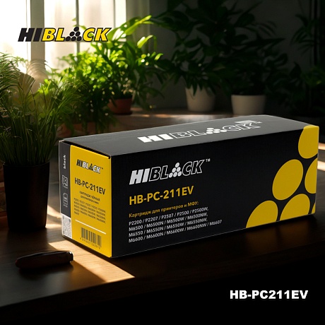 Картридж Hi-Black (HB-PC-211EV) для Pantum P2200/ P2207/ P2500/ M6500/ M6550 (211P), чёрный (1600 стр.)