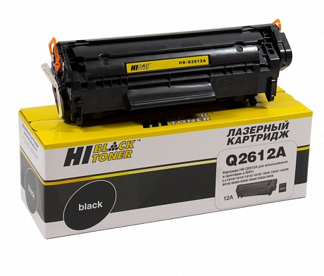 Картридж лазерный Hi-Black (HB-Q2612A) для HP LJ 1010/ 1020/ 3050, чёрный (2000 стр.)